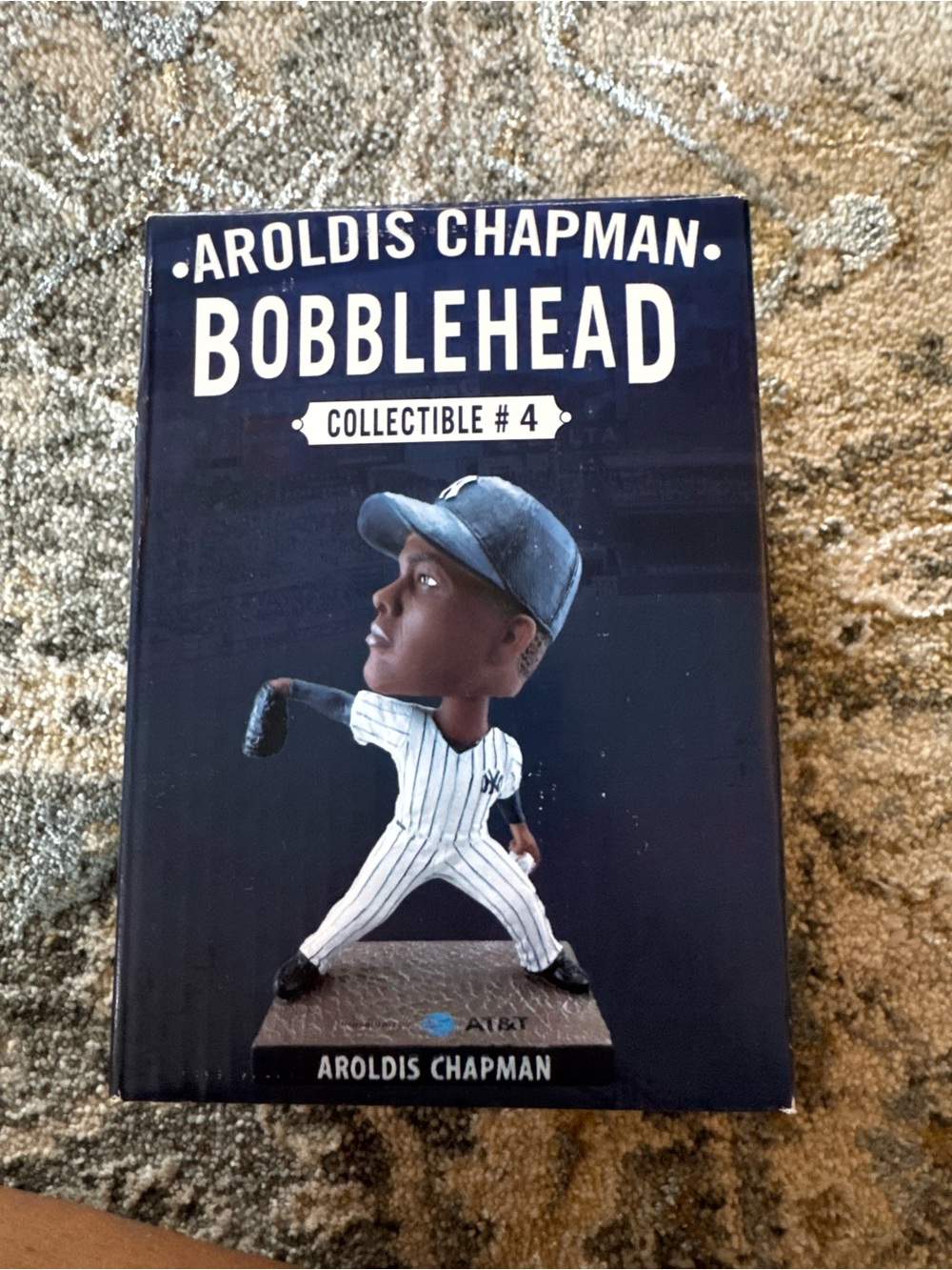 MLB Aroldis Chapman Bobblehead - Navy Blue/White